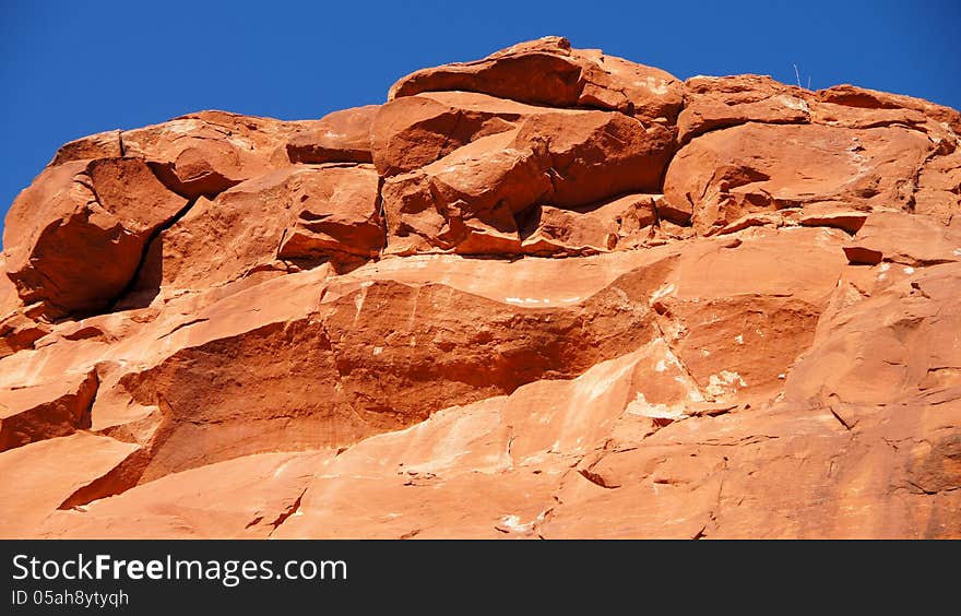 Red Rock Mountain Up Close Arizona