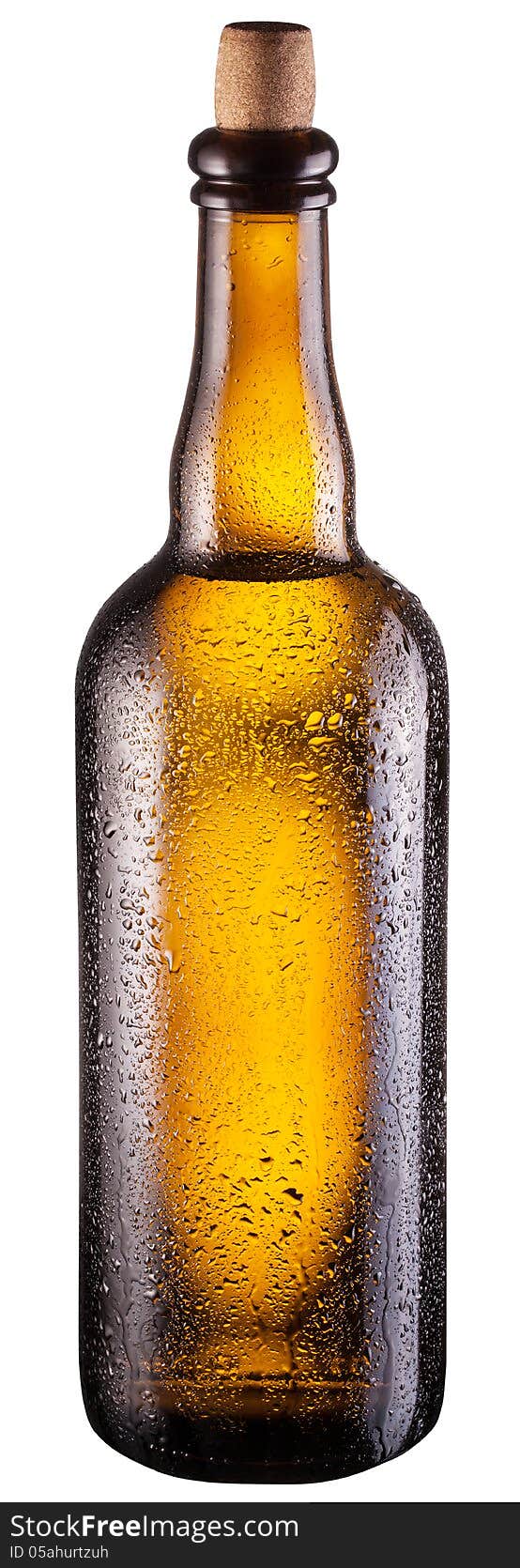 Bottle of beer isolated on a white background. Clipping path. Bottle of beer isolated on a white background. Clipping path.