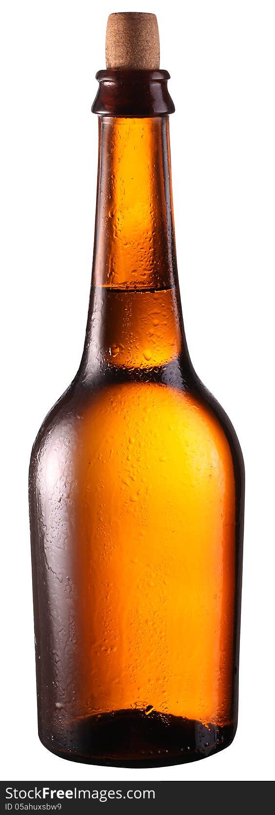 Bottle of beer isolated on a white background. Clipping path. Bottle of beer isolated on a white background. Clipping path.