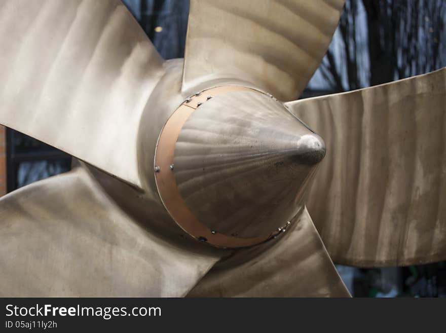 Large Metallic Propellor