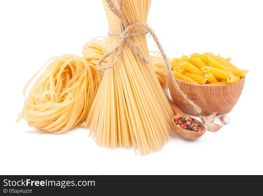 Different types of pasta & dishes