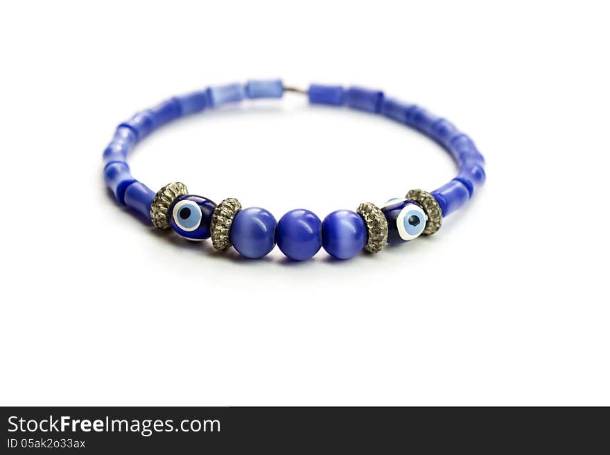 Blue bracelet