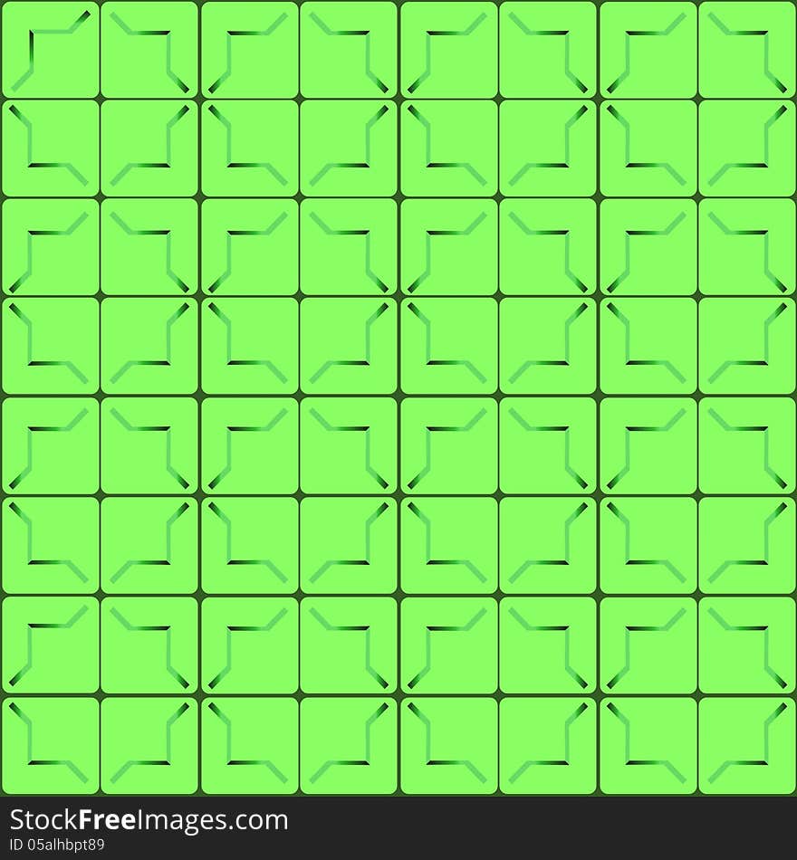 Abstract pattern on a green background