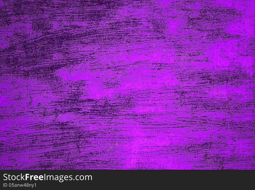 Roughly painted purple metallic surface