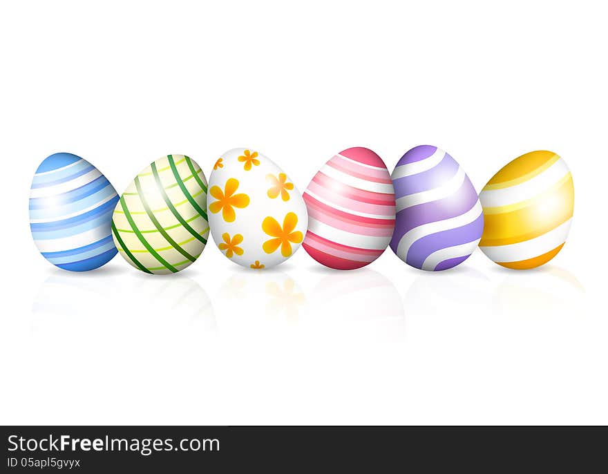 Colored Eggs For Easter