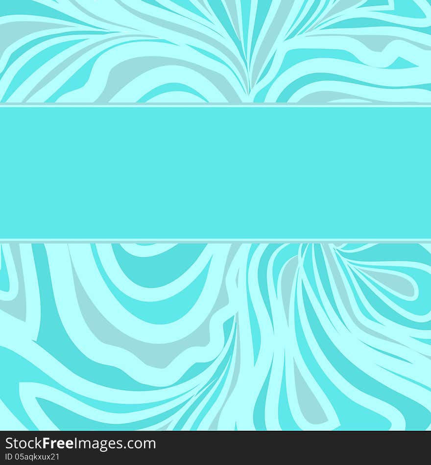 Abstract light blue pattern with empty stripe for your text. Abstract light blue pattern with empty stripe for your text.