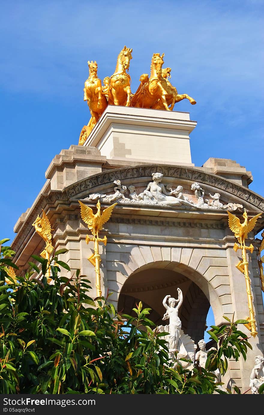 Park de la Ciutadella in Barcelona, Spain. Park de la Ciutadella in Barcelona, Spain