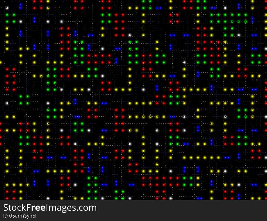 Abstract Circuit Board