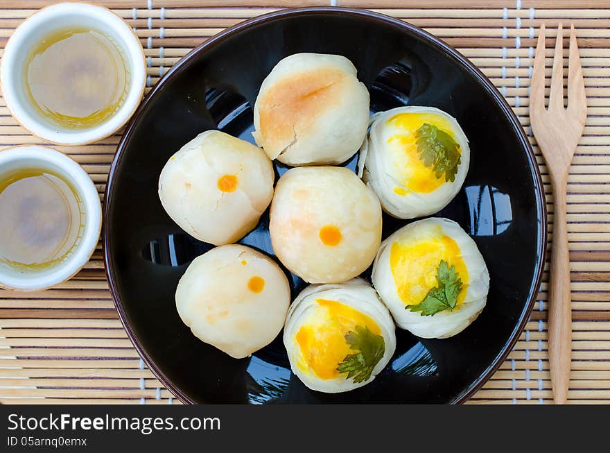 Taiwan delicious dessert - Egg yolk shortcake. Taiwan delicious dessert - Egg yolk shortcake