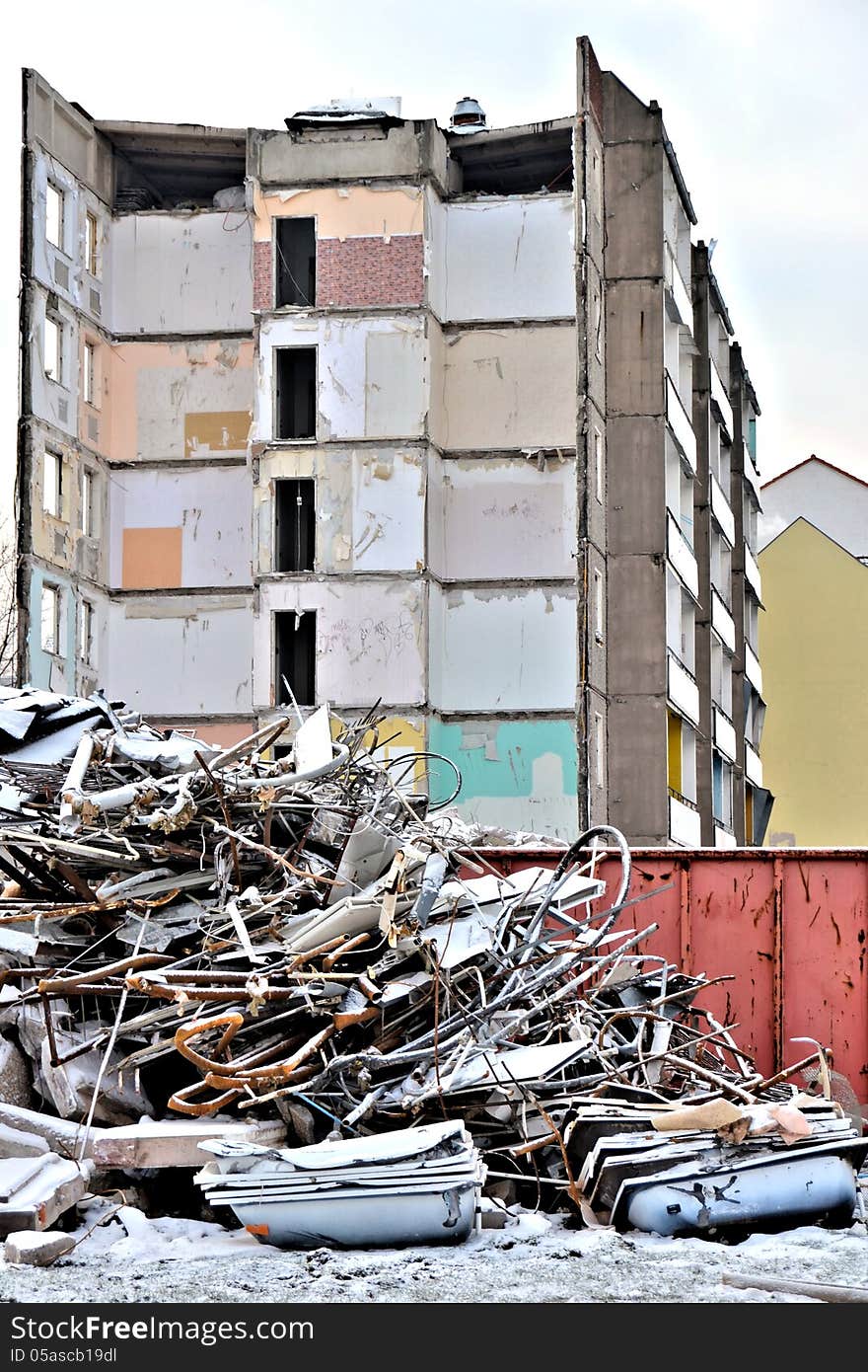 Demolition Of A House