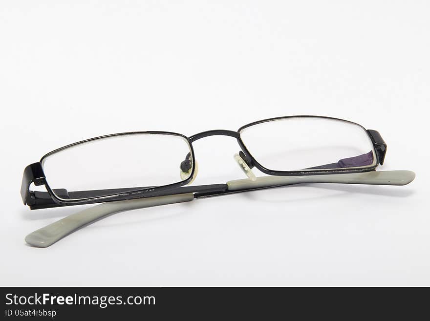 Pair of modern eye glasses