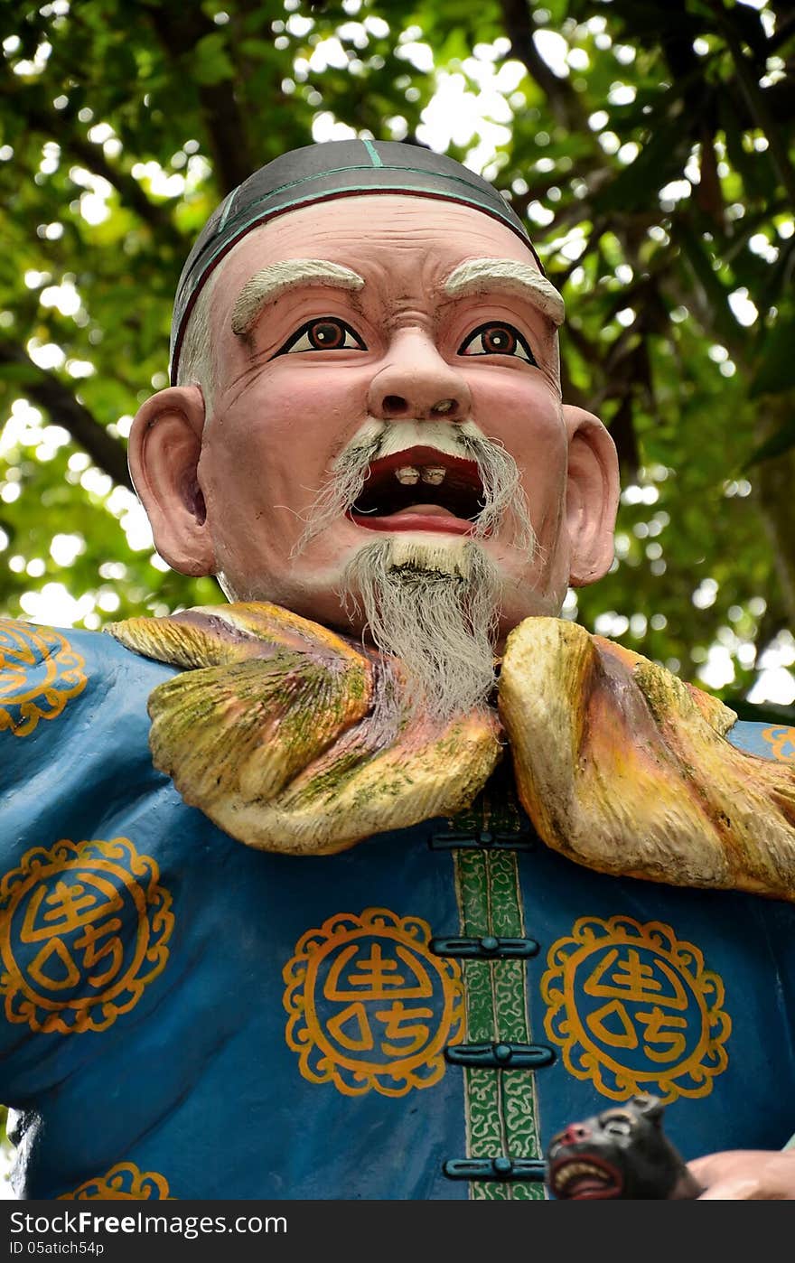 Chinese Man In Traditional Dress