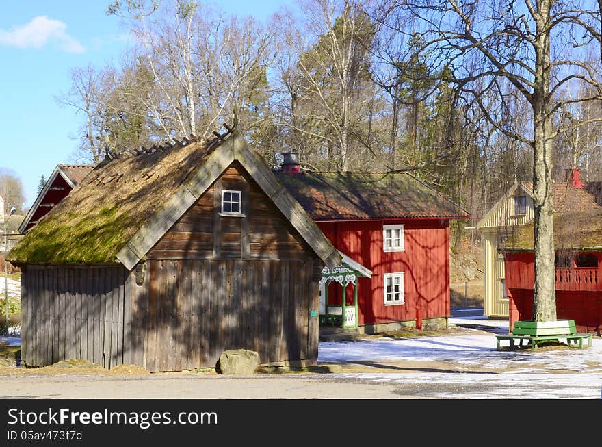 Background Old  House