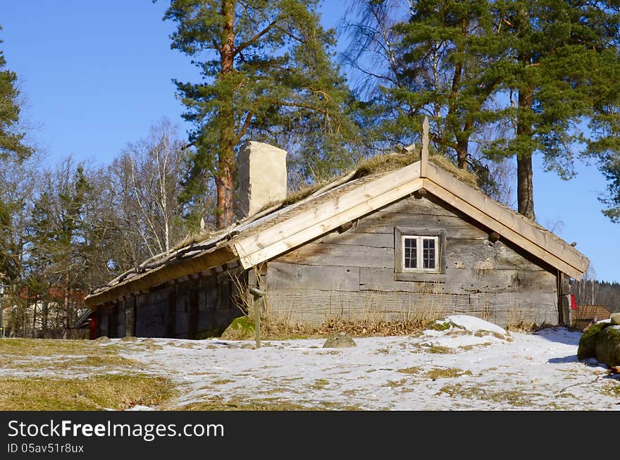 Background Old  House