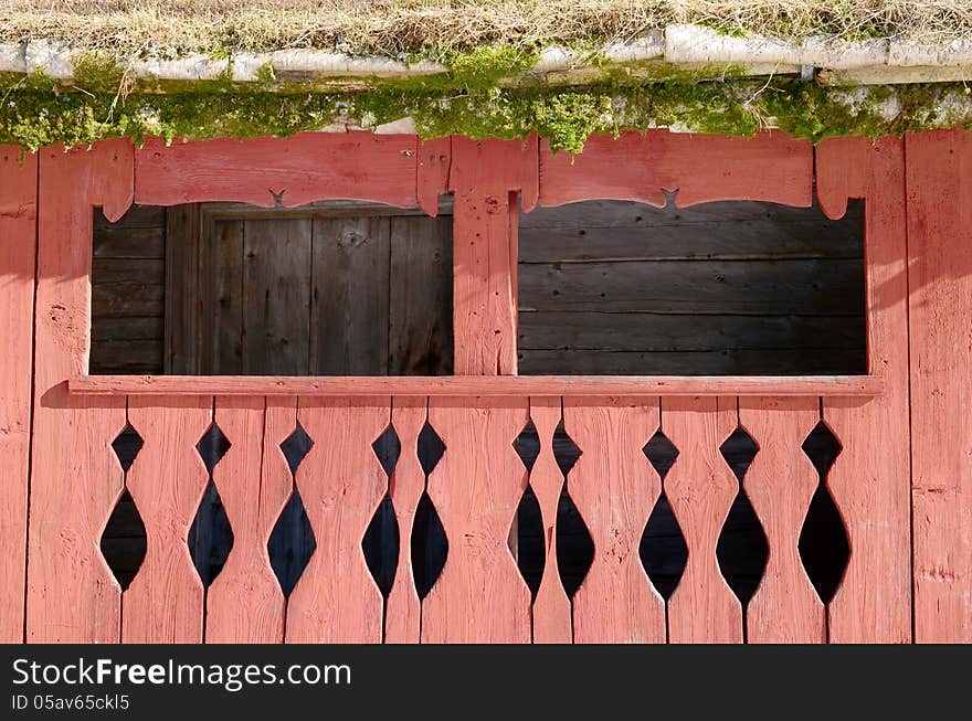 Background old house with details. Background old house with details