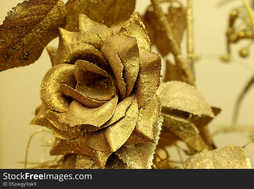 Golden rose means success in life and a sign for successful