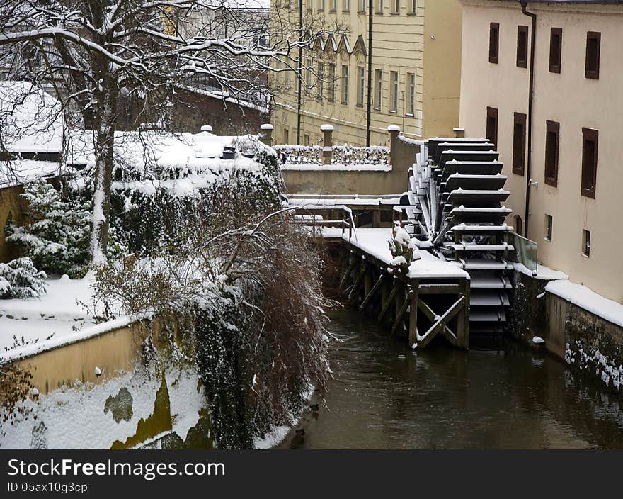 Prague in winter