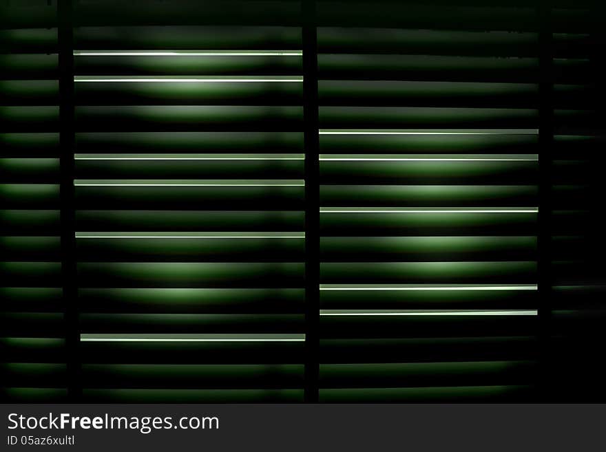 Metal Blinds abstract background.