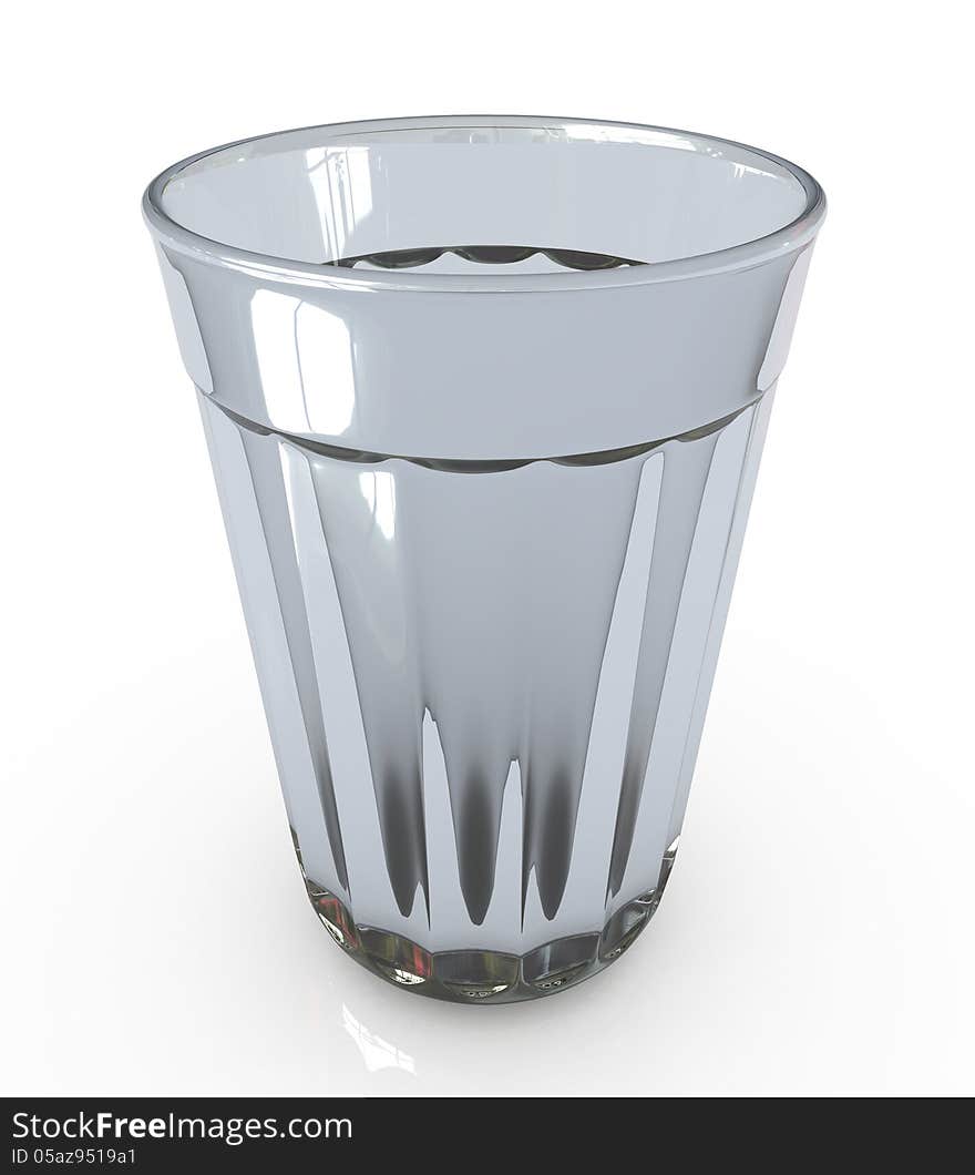 Glass of water