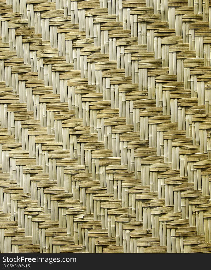 Handcraft weave texture natural wicker for background