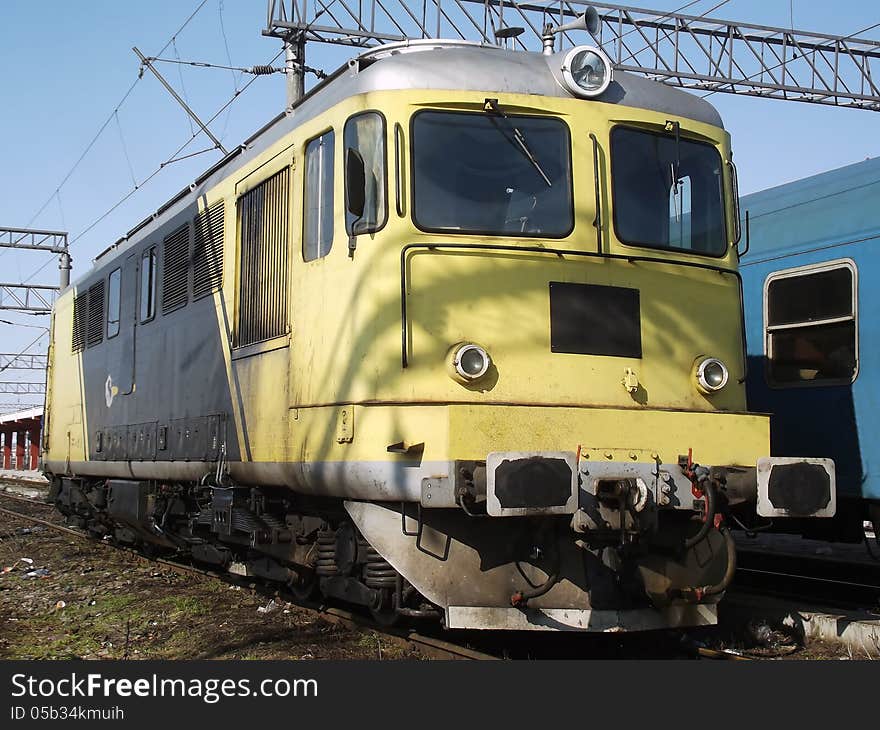 Old Diesel Electric Locomotive