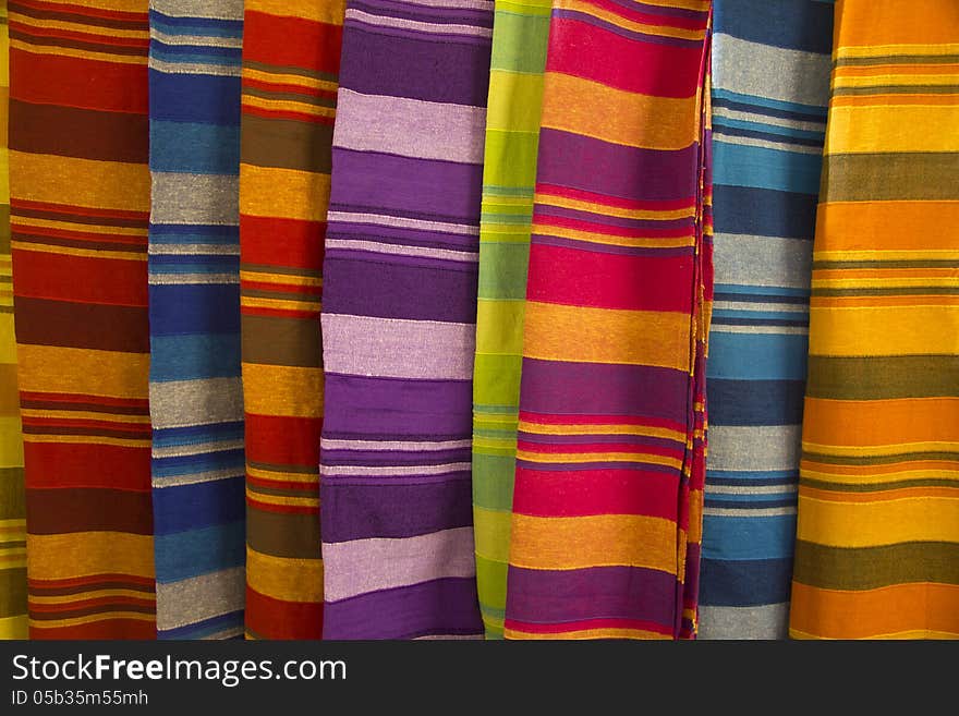 Striped cloth