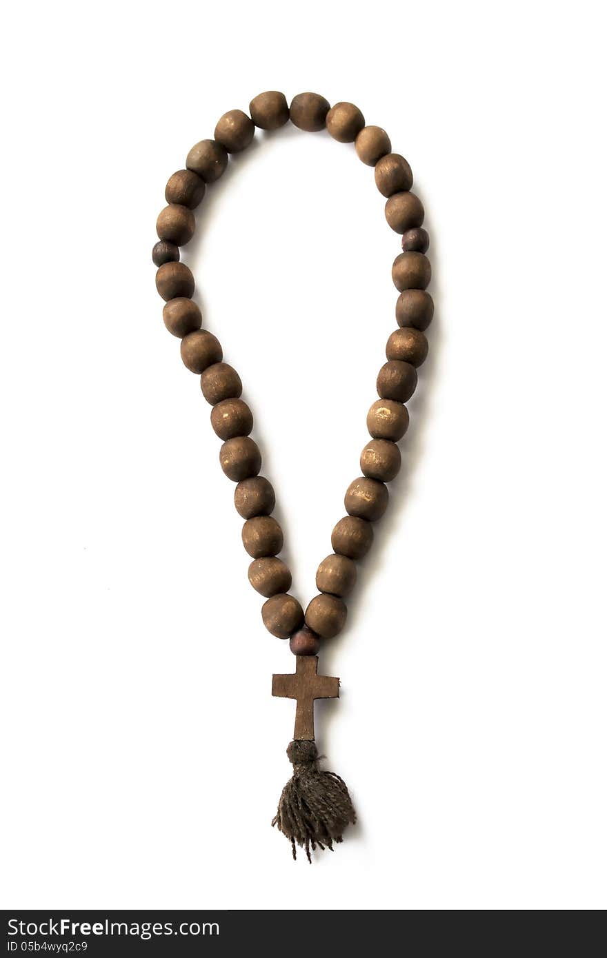 Wooden rosary