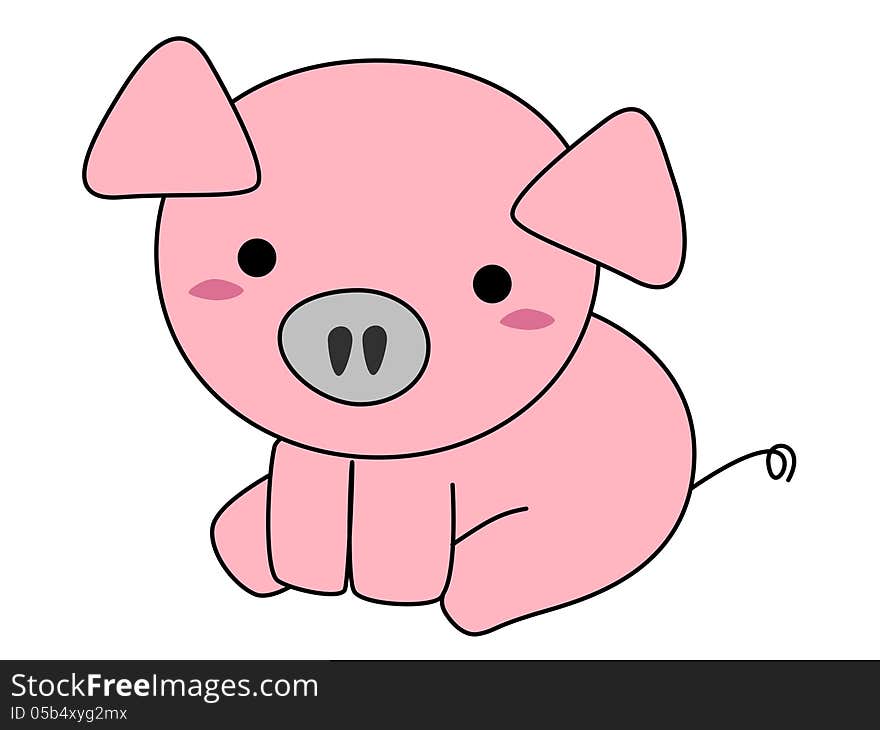 Pig cartoon