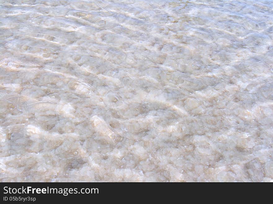 Texture of raw salt on a bottom of a salty lake. Texture of raw salt on a bottom of a salty lake