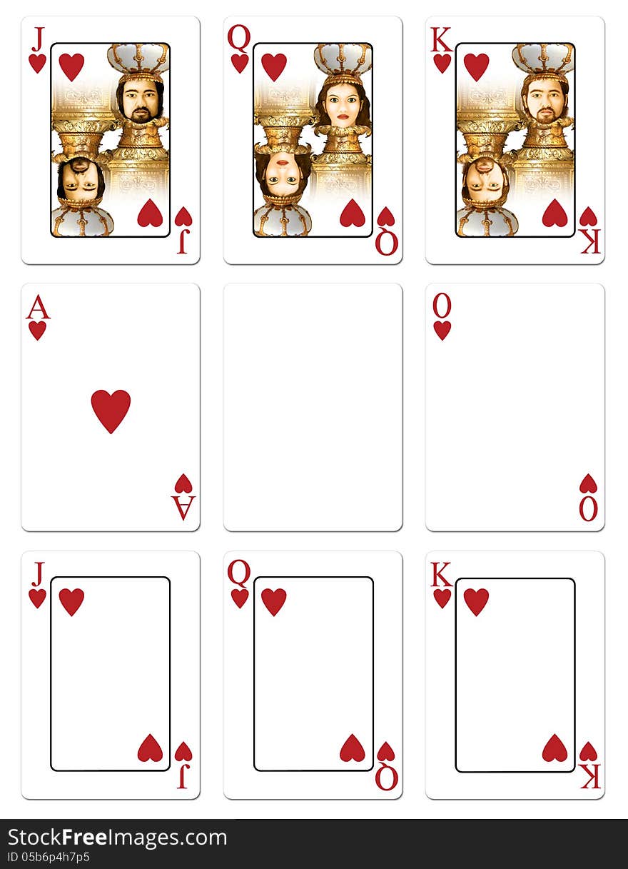 Heart Playing Cards