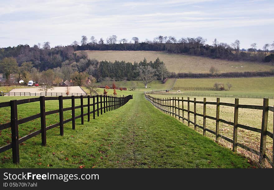 An English Rural Landscape in the Chiltern Hills