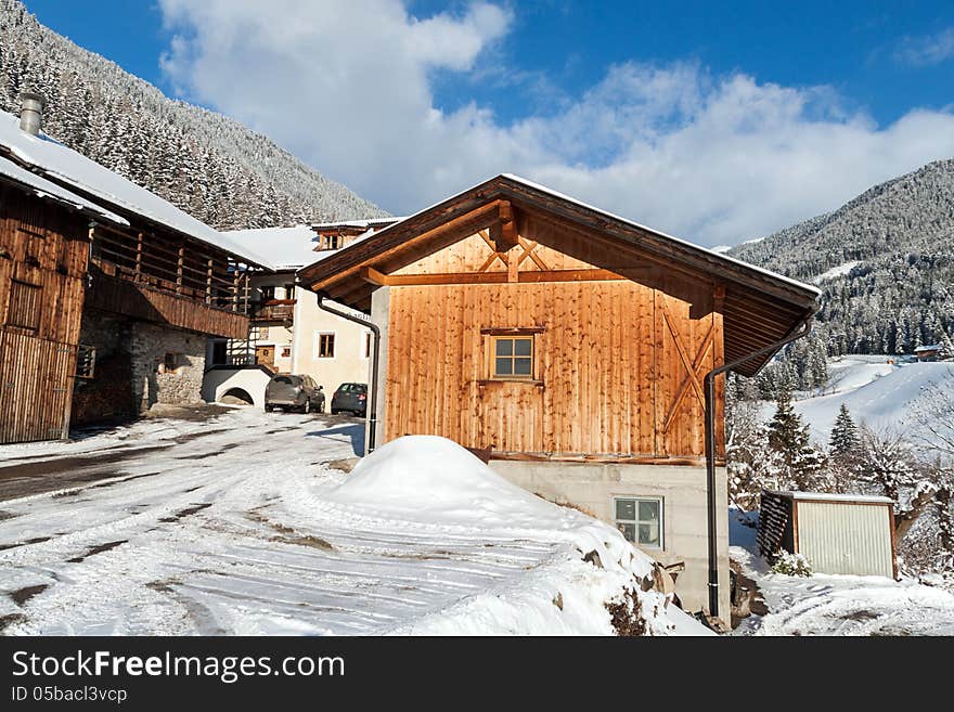 Wooden cottage