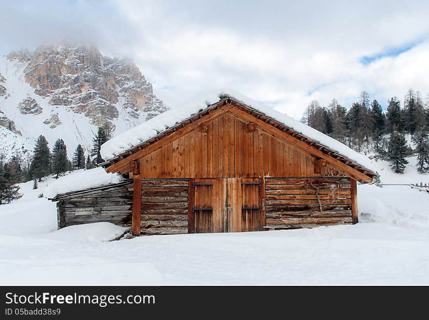 Wooden cottage