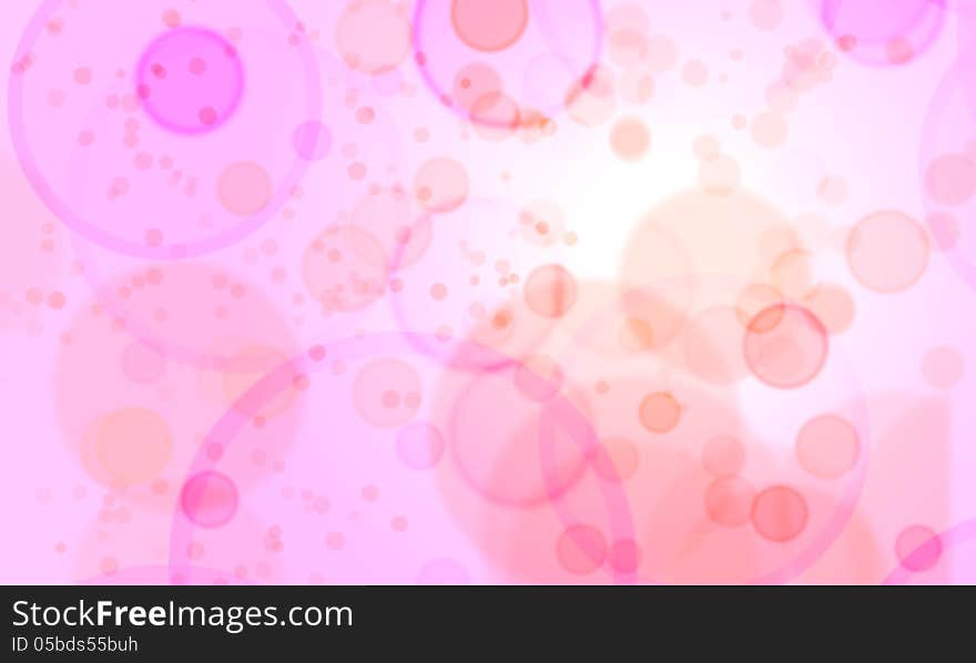 Abstract exploding pink bubbles background, illustrator. Abstract exploding pink bubbles background, illustrator