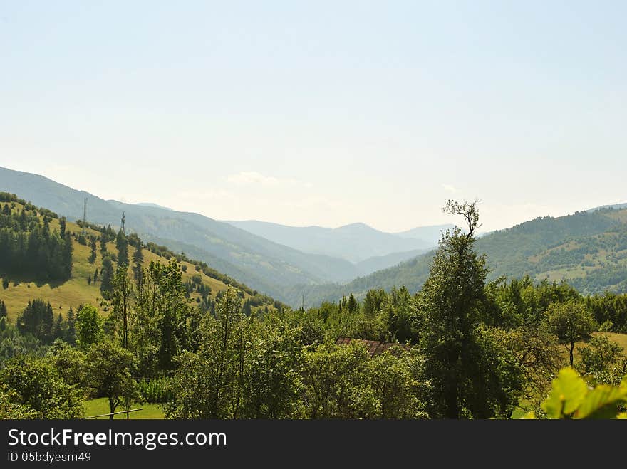 Karpaty, mountains in Ukraine. Karpaty, mountains in Ukraine.