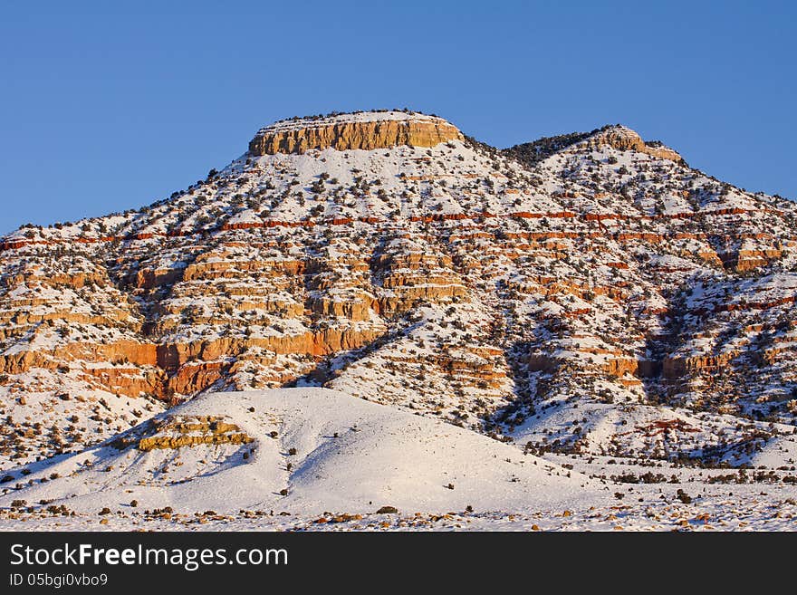 Spring snow storm in the Utah Mountains. Spring snow storm in the Utah Mountains