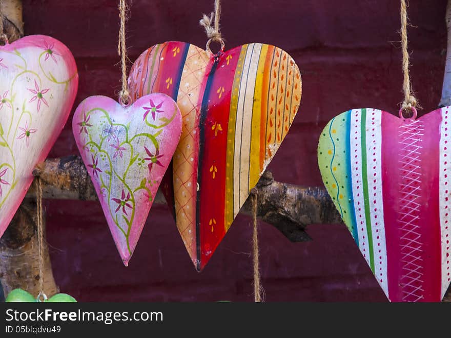 Colorful Ceramic Heart