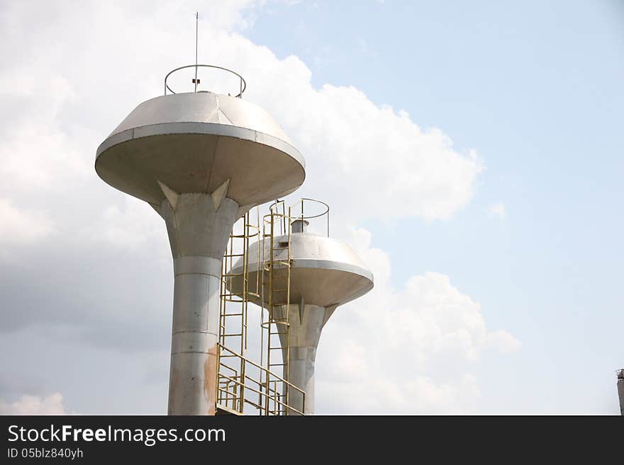 The high Water tank.