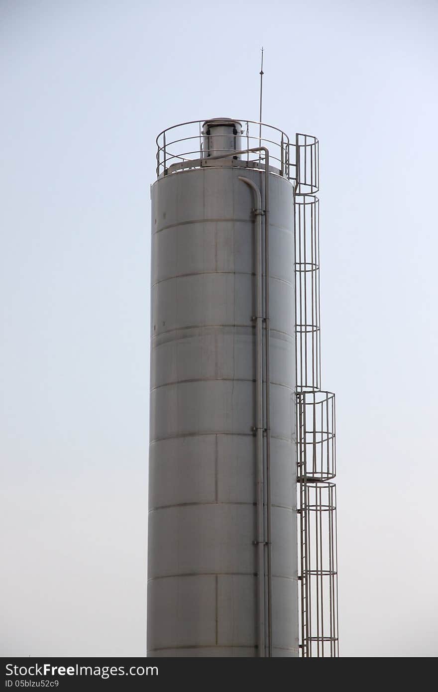 The Stainless steel Water tank.