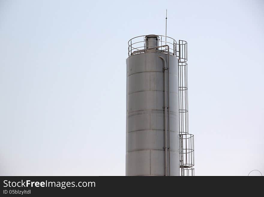 The Stainless steel Water tank.