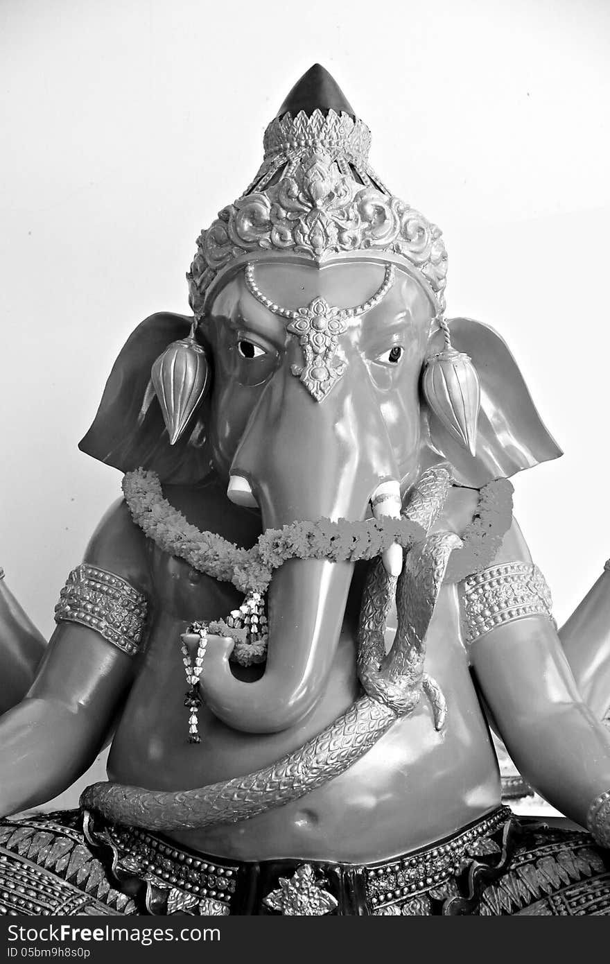 The Ganesh Black And White.