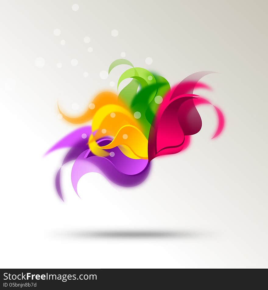 Colorful illustration over white background. Colorful illustration over white background