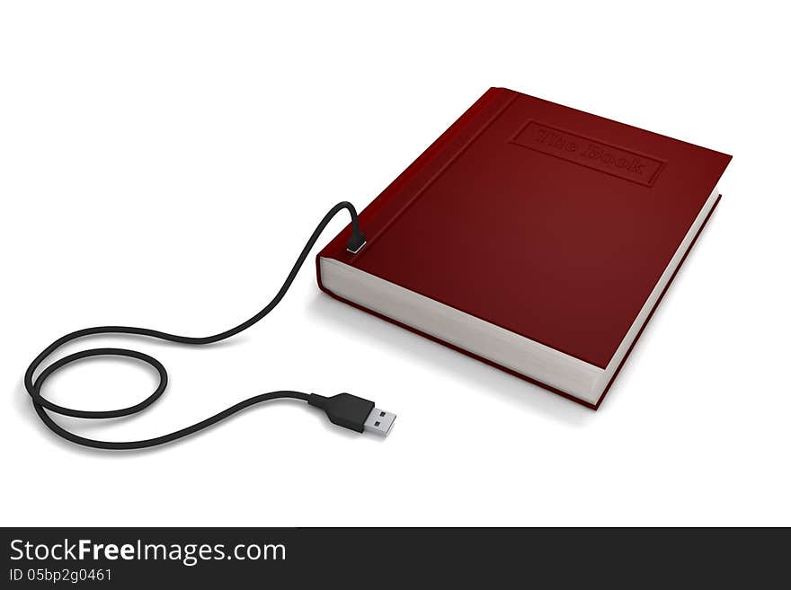 The books with USB cable