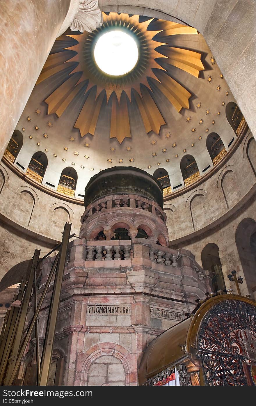 Temple of the Holy Sepulchre in Jerusalem