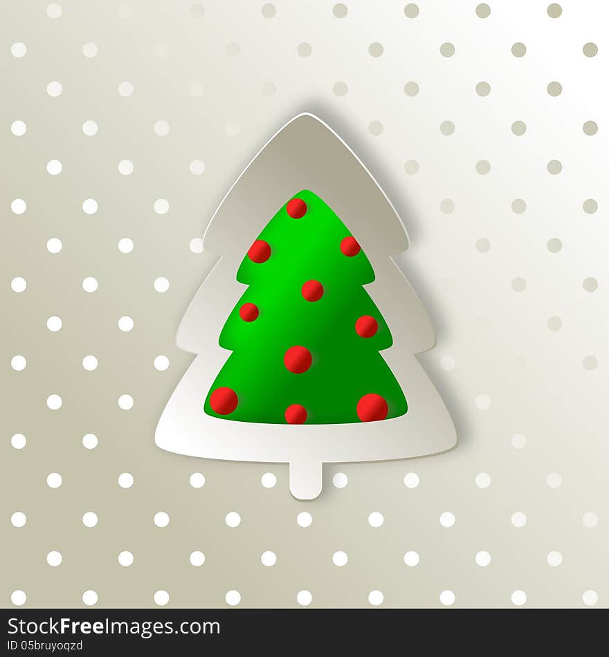 Abstract christmas tree. Colorful graphic illustration. Abstract christmas tree. Colorful graphic illustration.