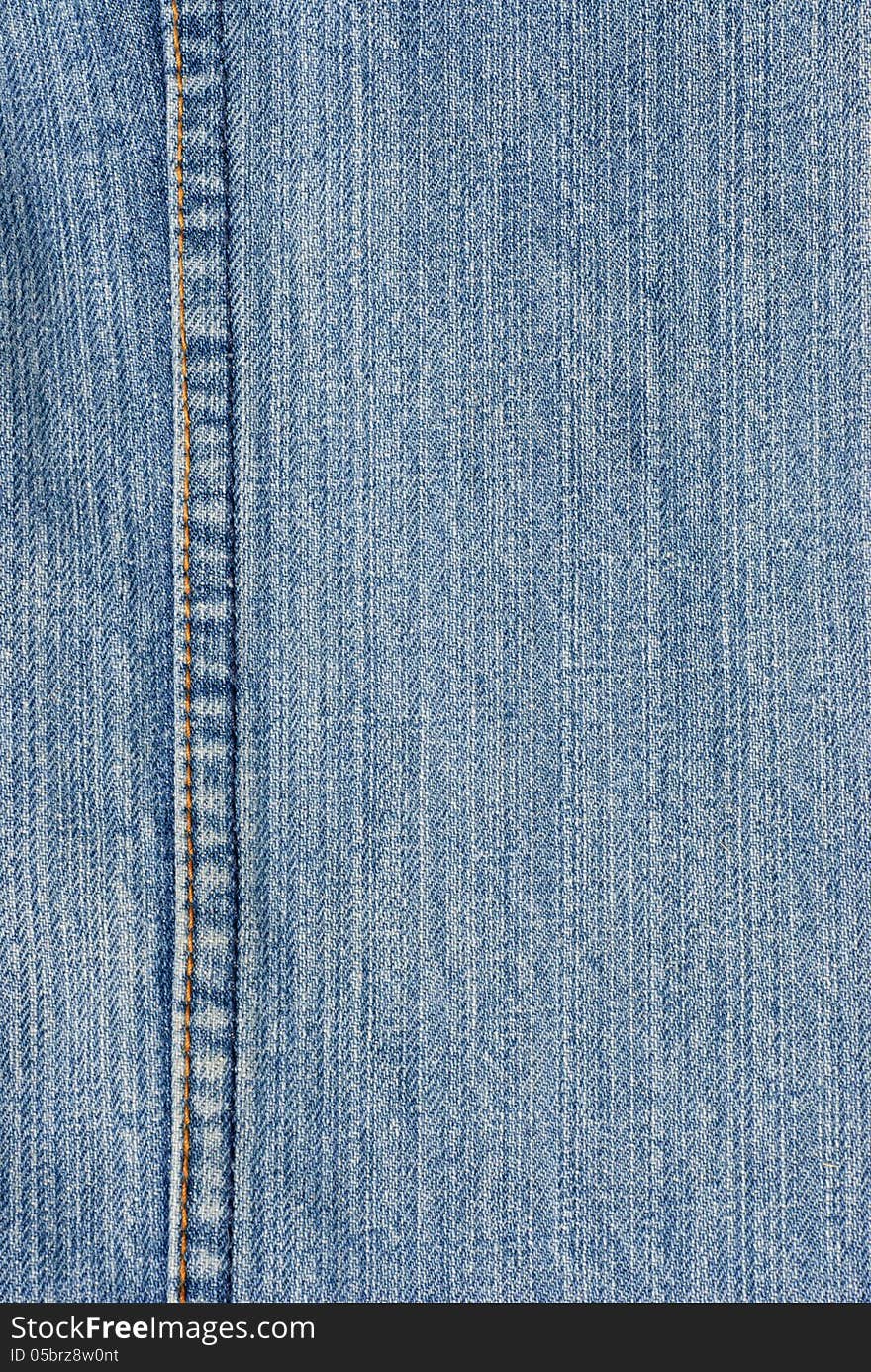 Pattern denim fabrics with seams. Pattern denim fabrics with seams.