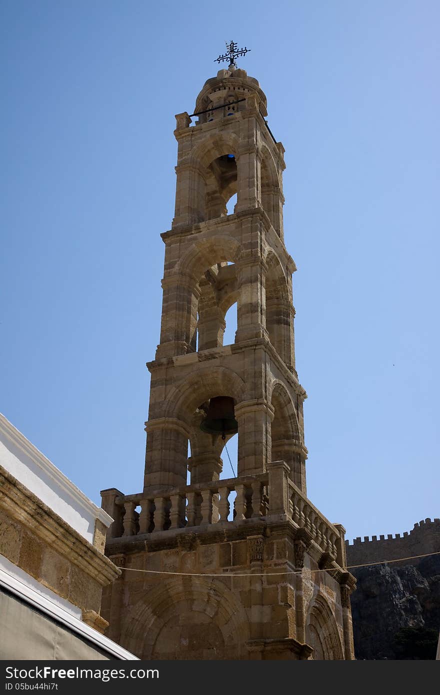 Greece architecture in the island of rodos