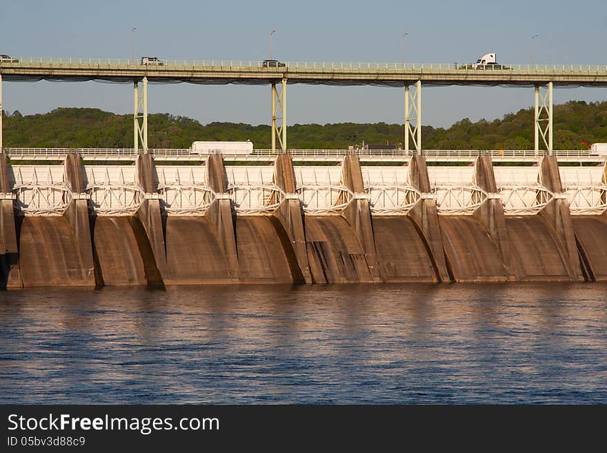 Fort Loudoun Dam, Lenoir City, Tennessee USA