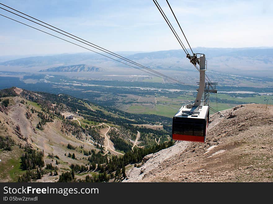 Aerial Tramway in Grand Teton National Park