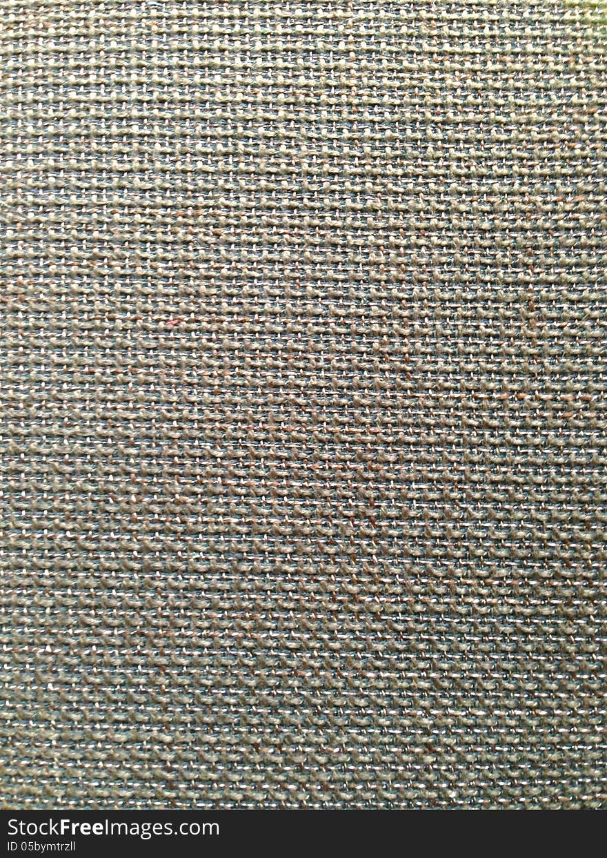 The background of brown cotton cloth